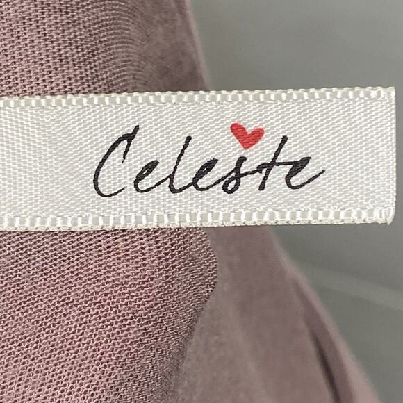 Celeste Tunic Top Womens Medium Pink Gray Black Animal Print Colorblock Made USA - Picture 2 of 3